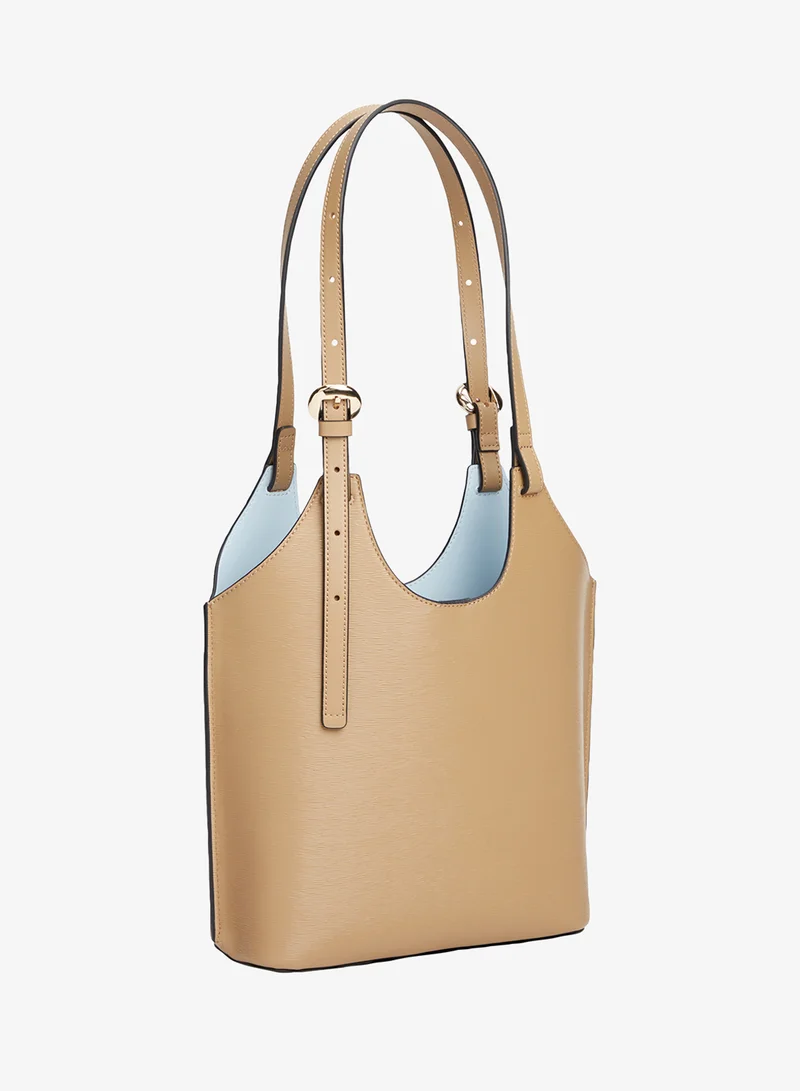 TOMMY HILFIGER  Modern Metallic Logo Tote Bag for Women | Best Price UAE